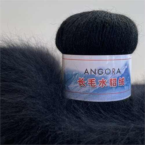 Ангора 60 | Чёрный, 50 гр. D008