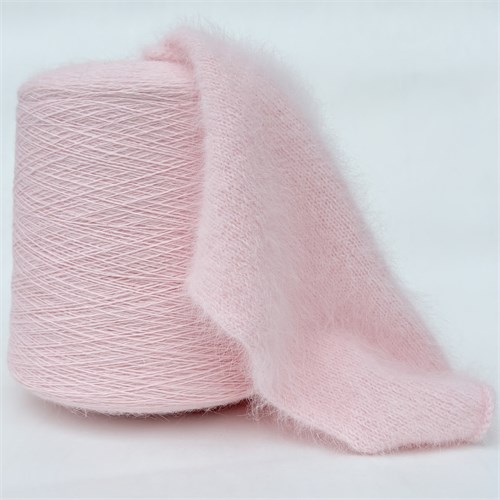 Ангора 80 | Светло-розовый с перламутровым люрексом, 50 гр. F57