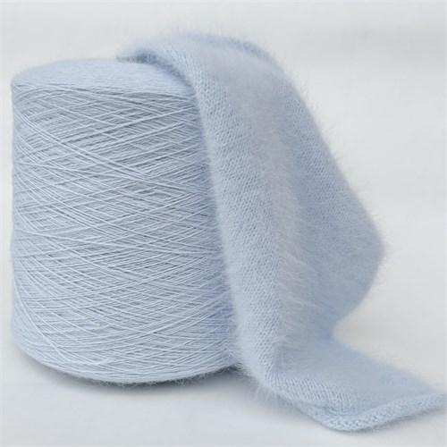 Ангора 80 | Светло-голубой с перламутровым люрексом, 50 гр. F58