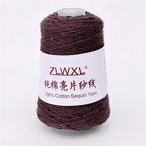 Микропайетки 3 мм на хлопке | Шоколад с шоколадными пайетками, 100 гр. P27