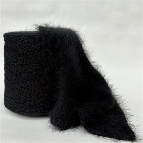 Ангора 80 | Чёрный, 50 гр. F51