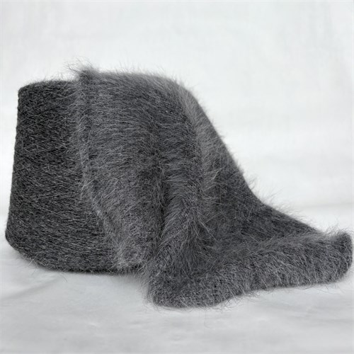 Ангора 80 | Тёмно-серый меланж, 50 гр. F54