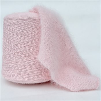 Ангора 80 | Светло-розовый с перламутровым люрексом, 50 гр. F57